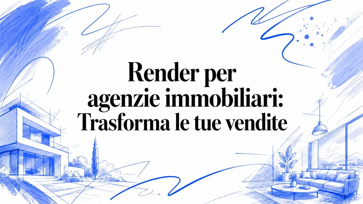 Render per agenzie immobiliari: Trasforma le tue vendite