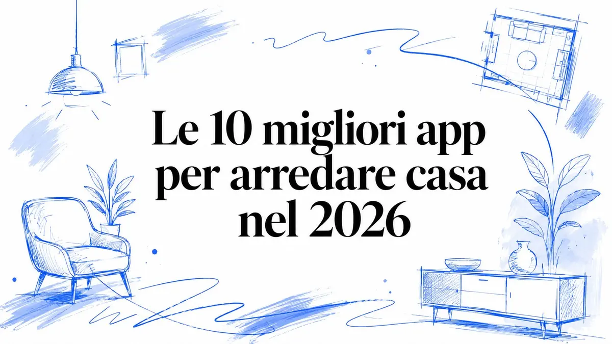 Le 10 migliori app per arredare casa nel 2026