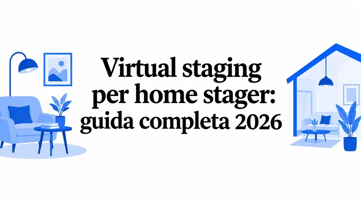 Virtual staging per home stager: guida completa 2026