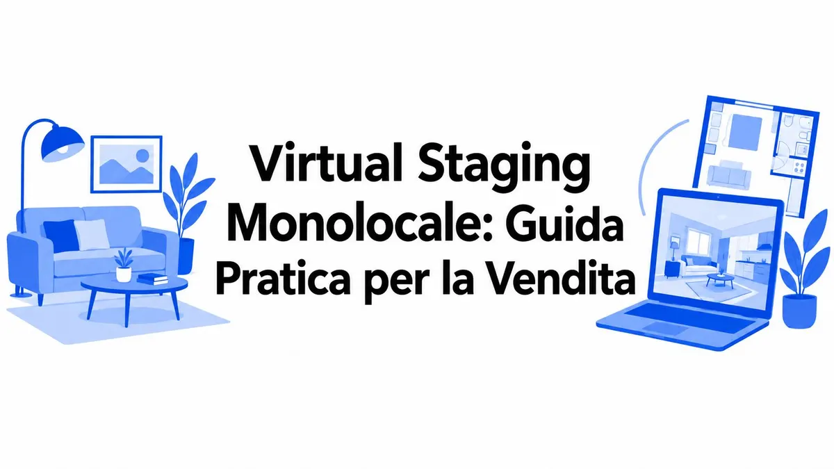 Virtual Staging Monolocale: Guida Pratica per la Vendita