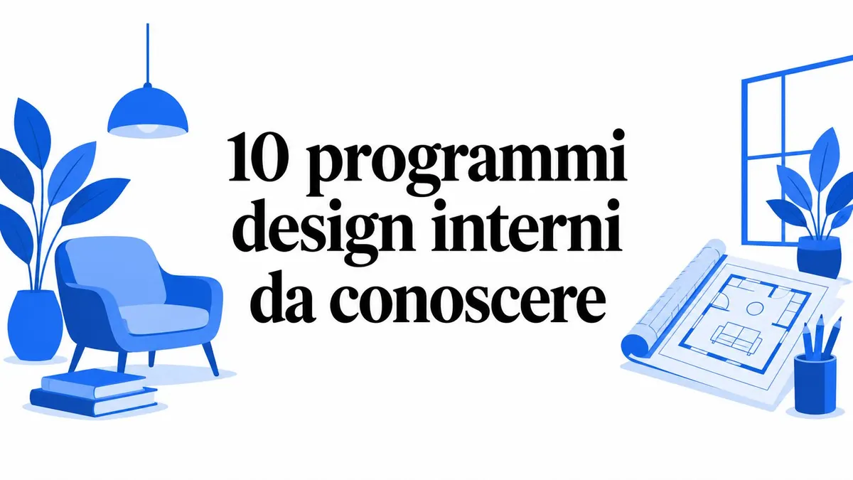 10 programmi design interni da conoscere