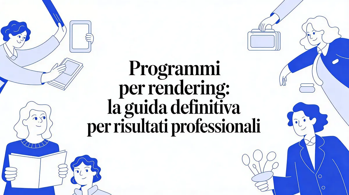 Programma per rendering: la guida pratica per risultati professionali