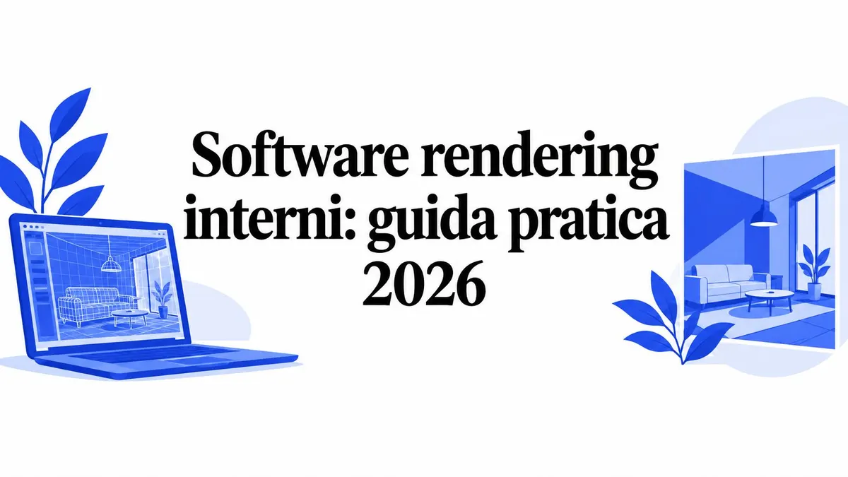 Software rendering interni: guida pratica 2026