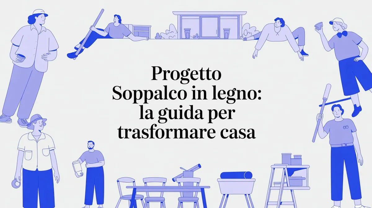 Progetto soppalco in legno: la guida pratica per trasformare casa