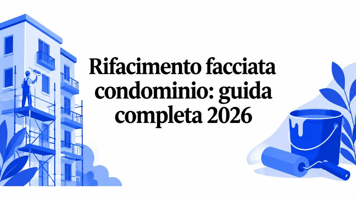 Rifacimento facciata condominio: guida completa 2026