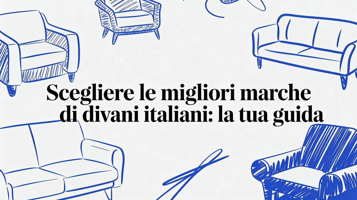Scegliere i migliori marche divani italiani: La Tua Guida
