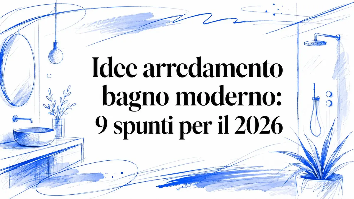 Idee arredamento bagno moderno: 9 spunti per il 2026