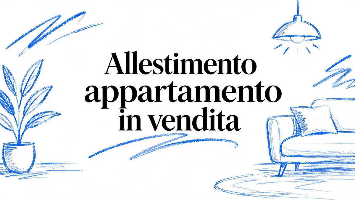 Staging apartment for sale