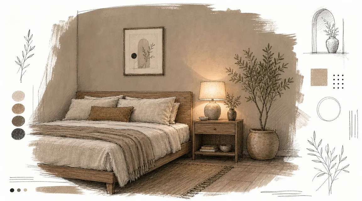 colore parete camera da letto rilassante