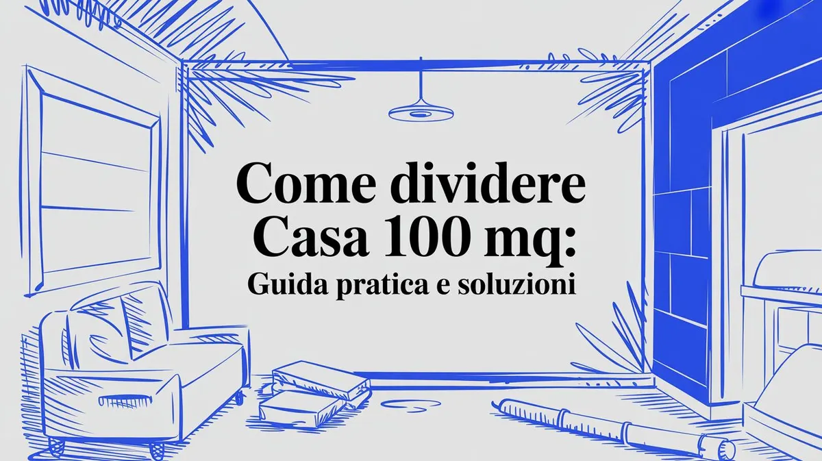 Come dividere casa 100 mq: guida pratica e soluzioni
