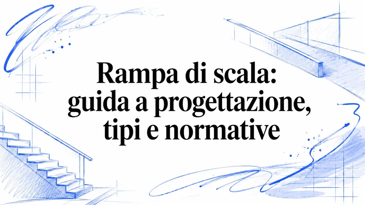 Rampa di scala: guida a progettazione, tipi e normative