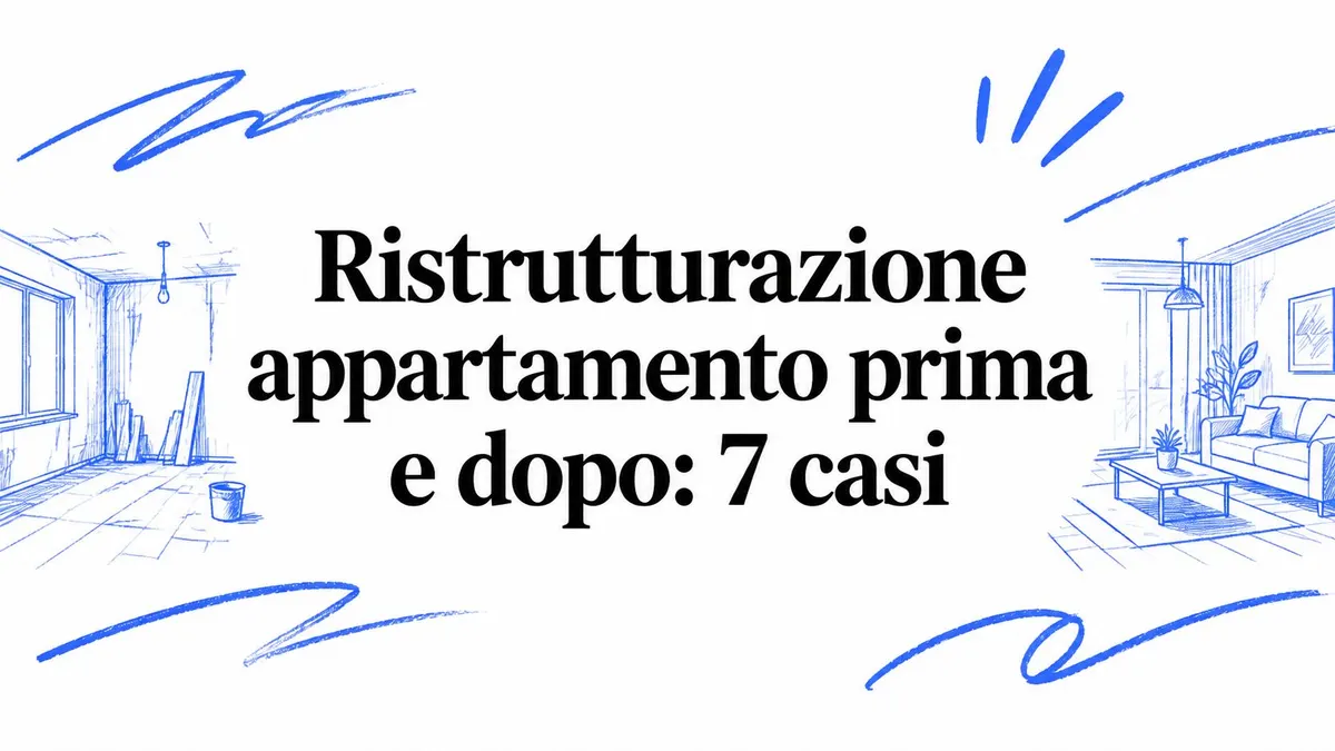 Ristrutturazione appartamento prima e dopo: 7 casi