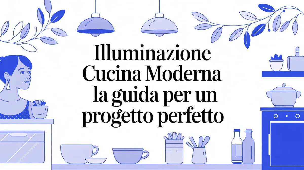 Illuminazione cucina moderna: la guida pratica per un progetto perfetto