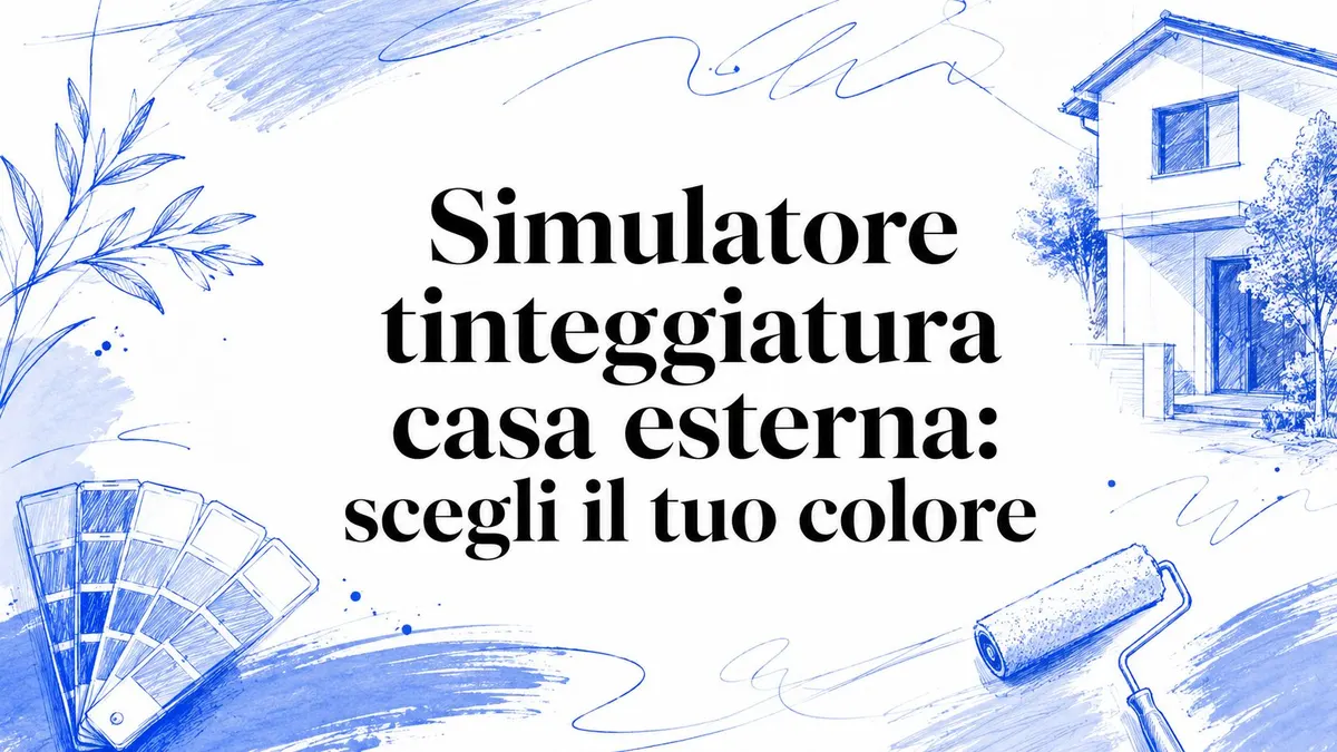 Simulatore tinteggiatura casa esterna: scegli il tuo colore