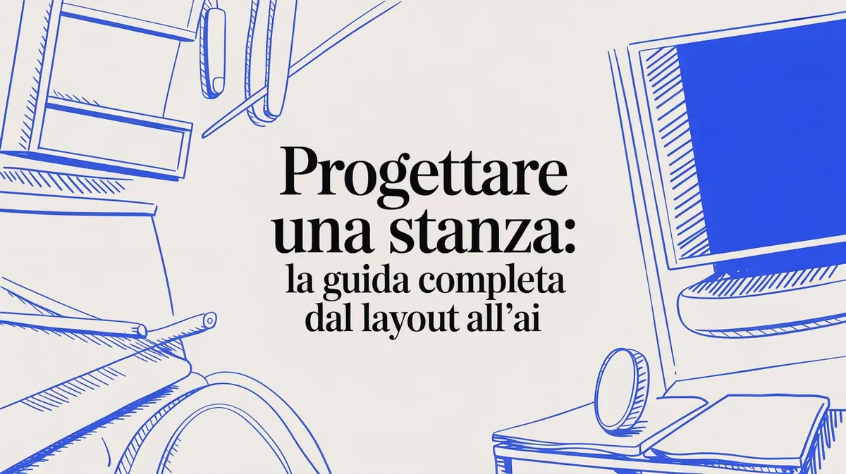 Progettare una stanza: la guida completa dal layout all'AI
