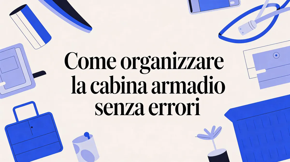 Come organizzare la cabina armadio: guida pratica e consigli utili