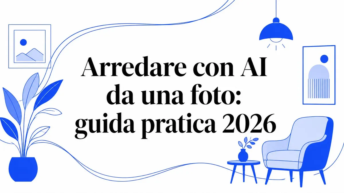 Arredare con AI da una foto: guida pratica 2026
