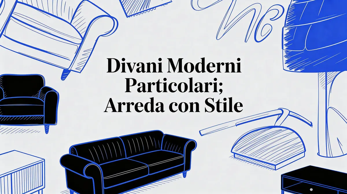 Divani moderni particolari: Arreda con stile e AI