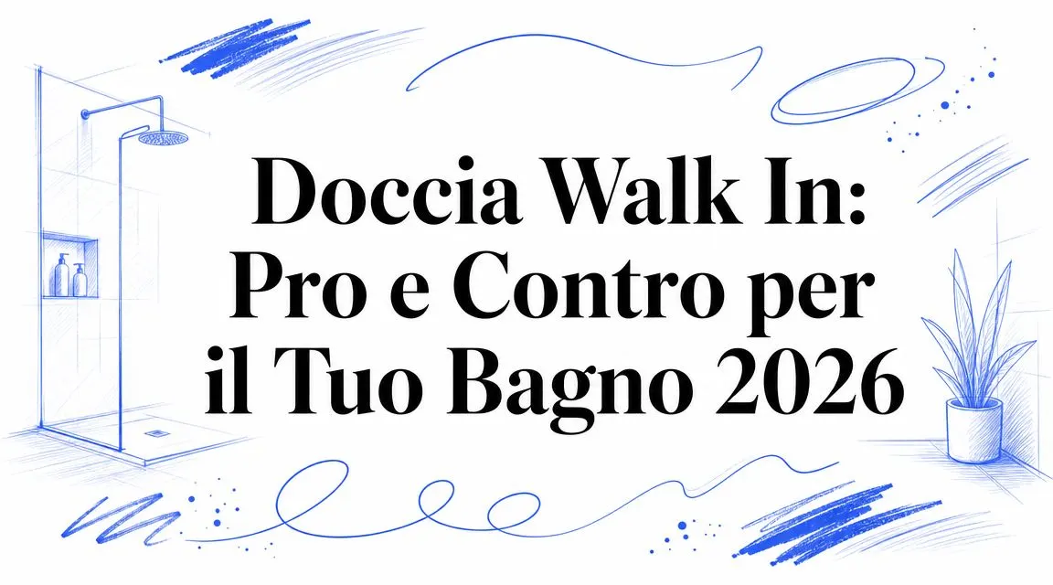 Doccia Walk In: Pro e Contro per il Tuo Bagno 2026