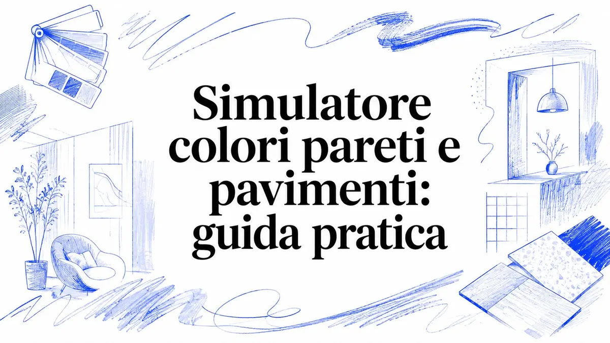 Simulatore colori pareti e pavimenti: guida pratica