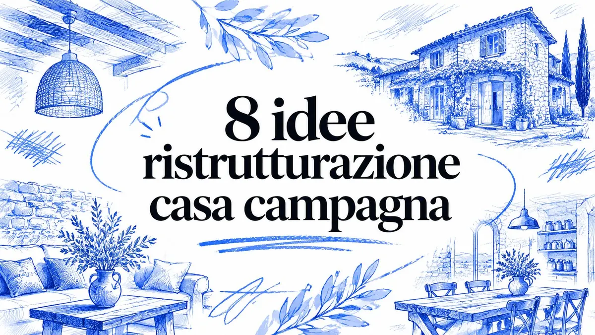 8 idee ristrutturazione casa campagna