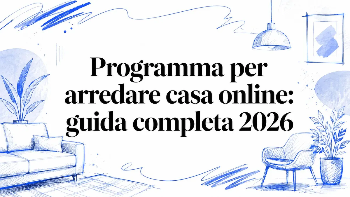 Programma per arredare casa online: guida completa 2026