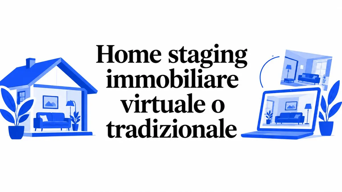 Home staging immobiliare virtuale o tradizionale