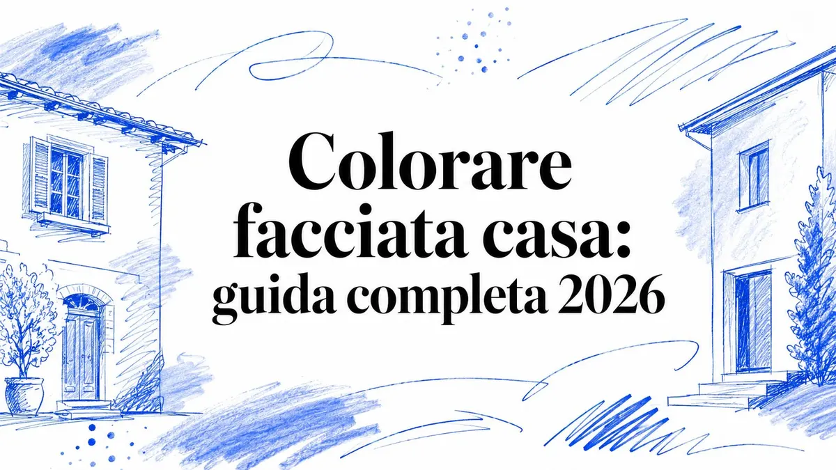 Colorare facciata casa: guida completa 2026