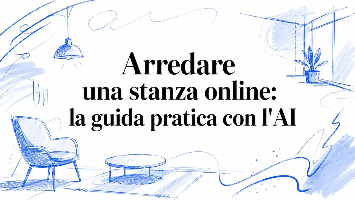 Arredare una stanza online: la guida pratica con l'AI