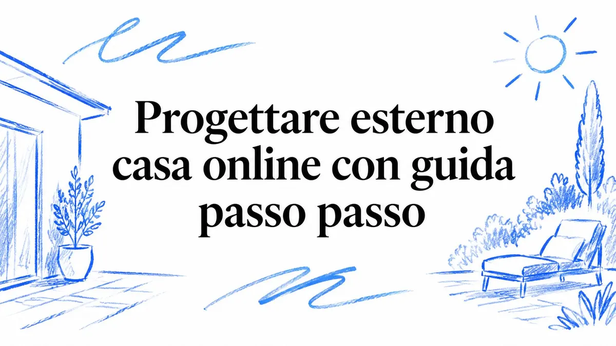 Progettare esterno casa online con guida passo passo