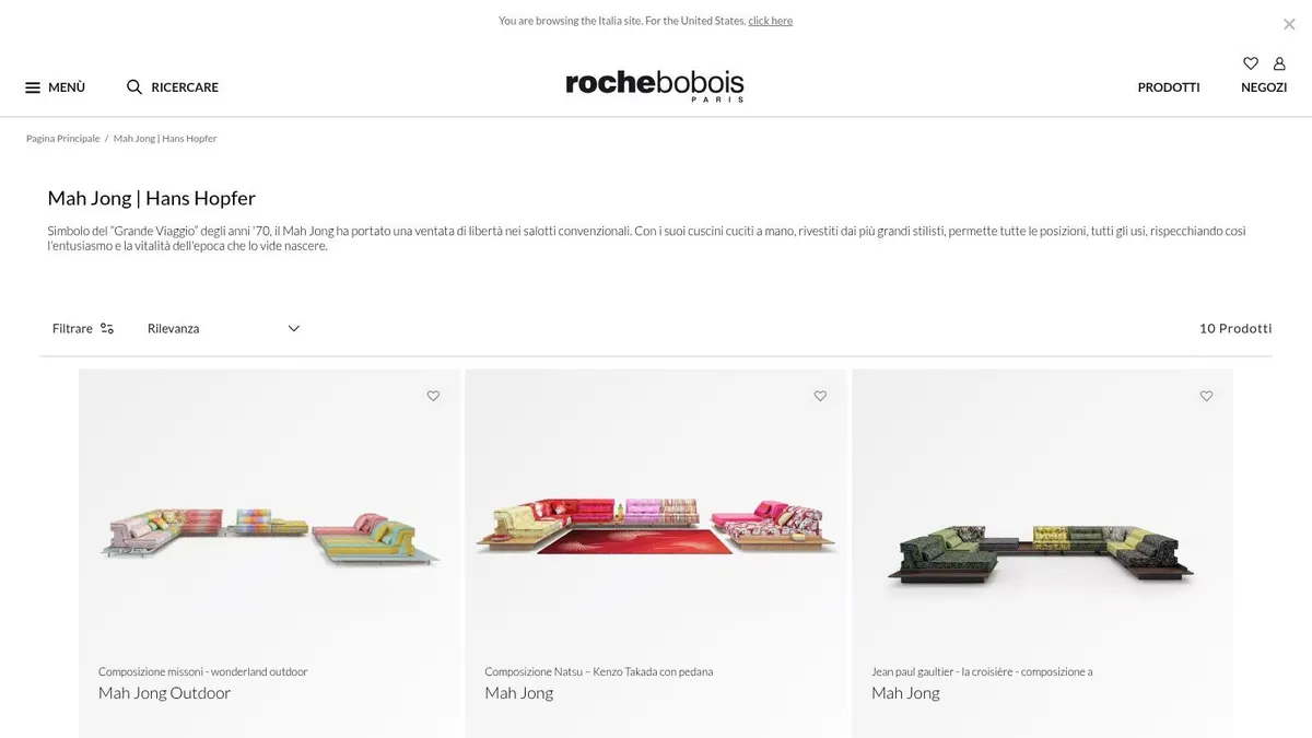 Roche Bobois – Mah Jong