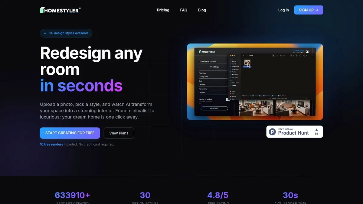 Homestyler AI