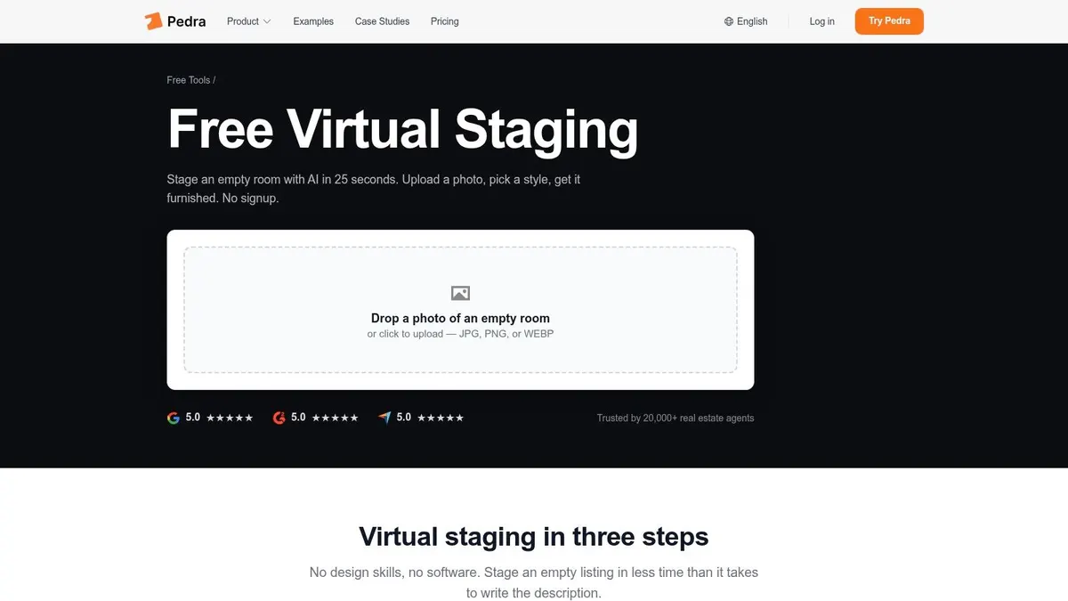 Pedra.ai – Free Virtual Staging