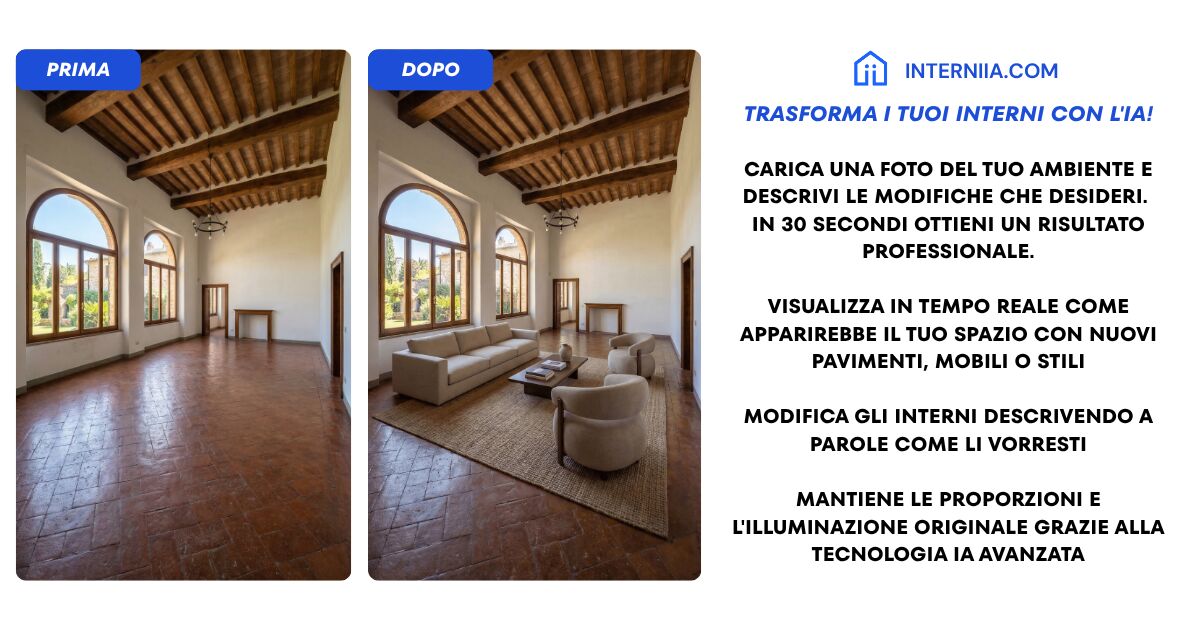 Interior design AI: trasforma i tuoi interni | INTERNI IA